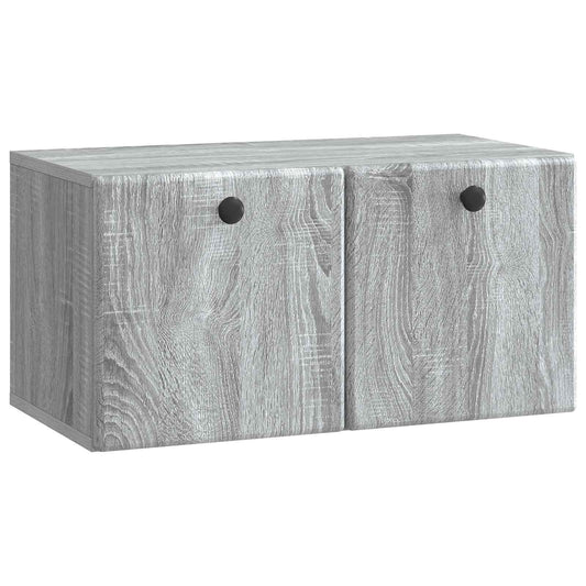 Mobile Porta TV da Muro 59,5 x 31 x 30 cm Sonoma grigio