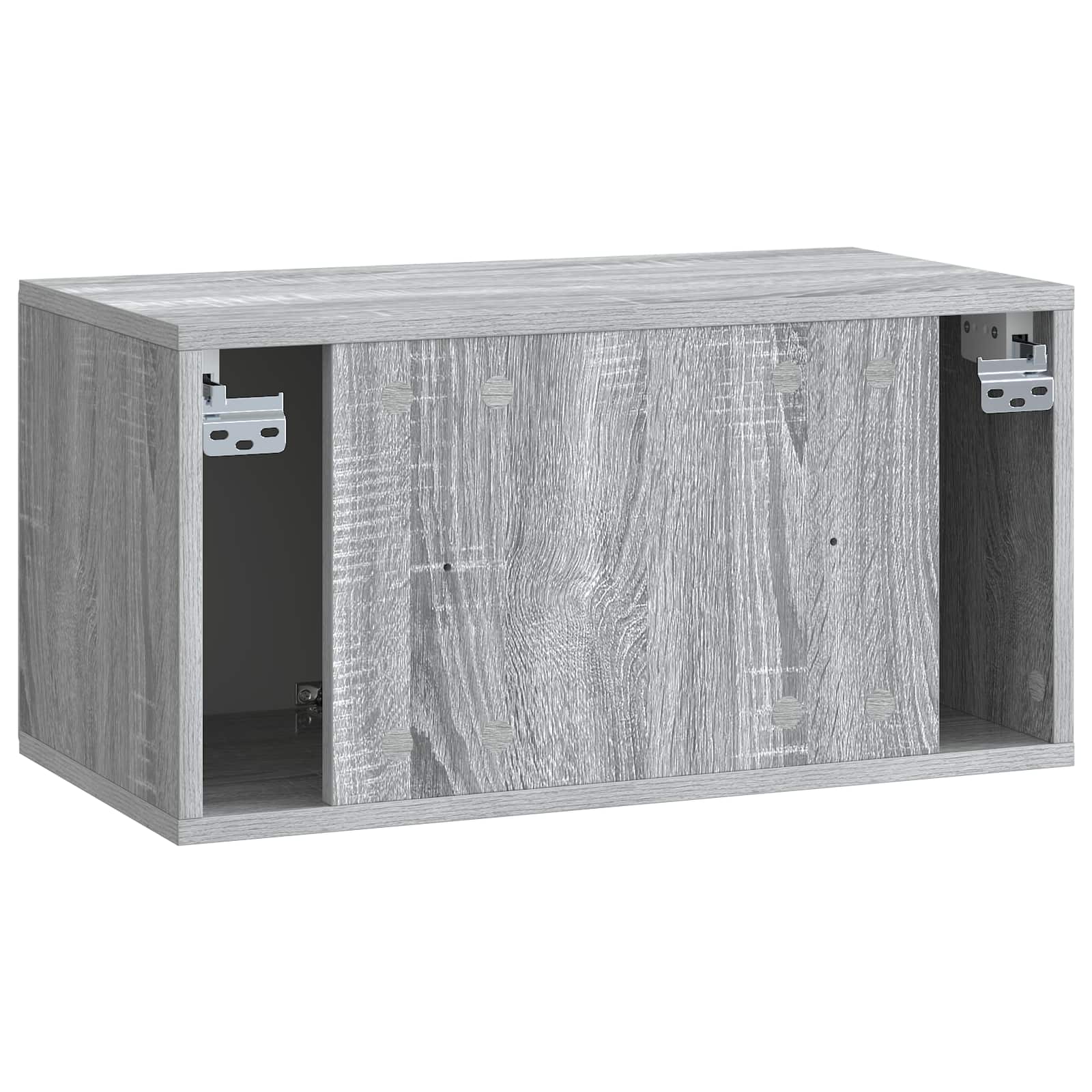 Mobile Porta TV da Muro Grigio Sonoma 59,5 x 31 x 30 cm | homemem39