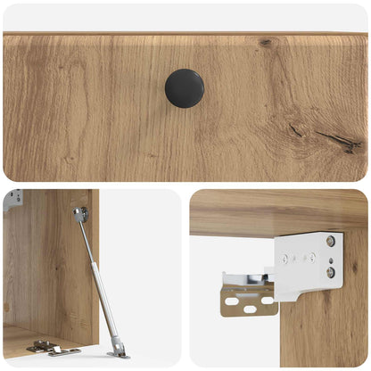 Mobile Porta TV da Muro Rovere Artigianale 59,5 x 31 x 30 cm | homemem39