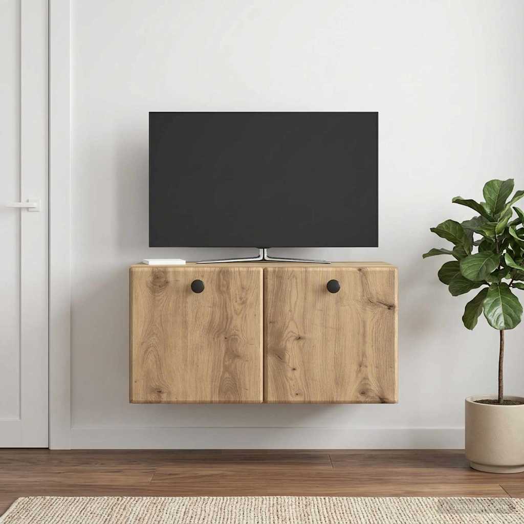 Mobile Porta TV da Muro 59,5 x 31 x 30 cm Rovere Artigianale