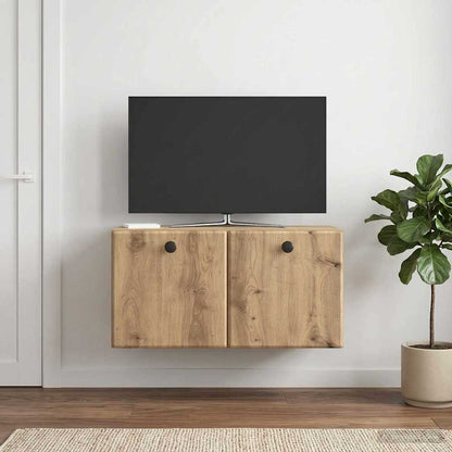 Mobile Porta TV da Muro 59,5 x 31 x 30 cm Rovere Artigianale