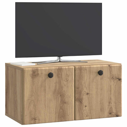 Mobile Porta TV da Muro Rovere Artigianale 59,5 x 31 x 30 cm | homemem39