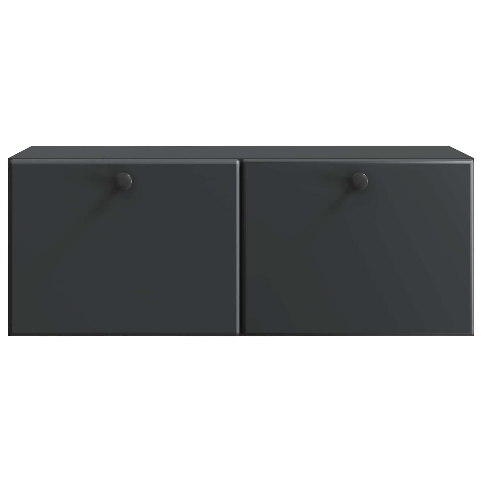 Mobile Porta TV da Muro Nero 78,5 x 31 x 30 cm | homemem39