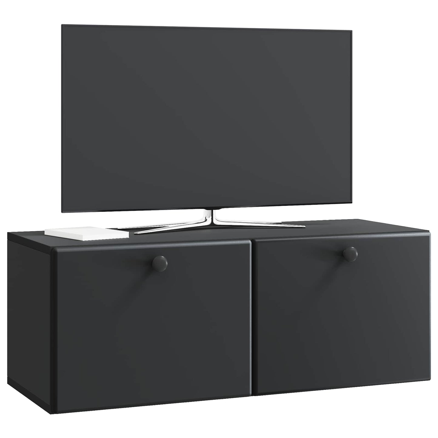 Mobile Porta TV da Muro Nero 78,5 x 31 x 30 cm | homemem39