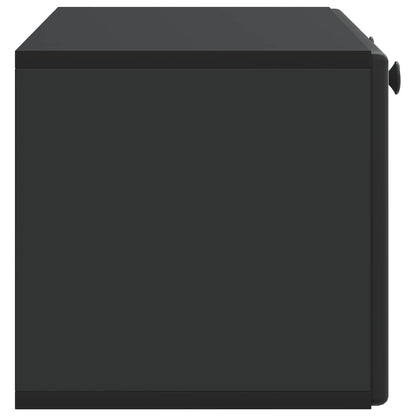 Mobile Porta TV da Muro 78,5 x 31 x 30 cm Nero