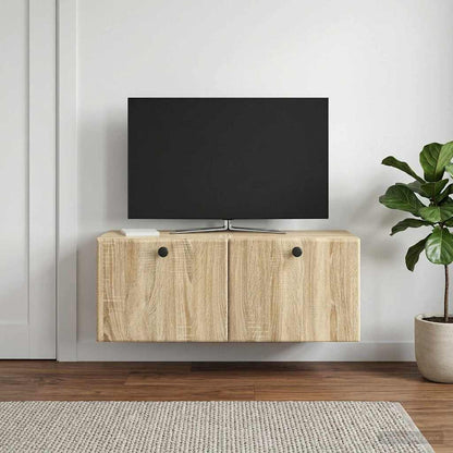 Mobile Porta TV da Muro 78,5 x 31 x 30 cm Rovere Sonoma
