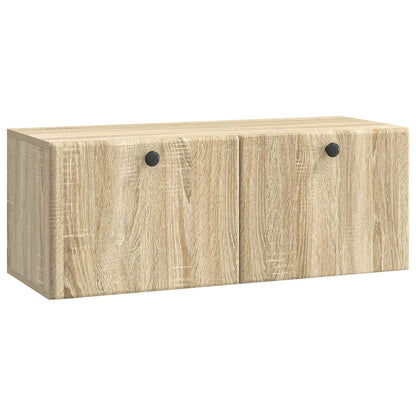 Mobile Porta TV da Muro 78,5 x 31 x 30 cm Rovere Sonoma