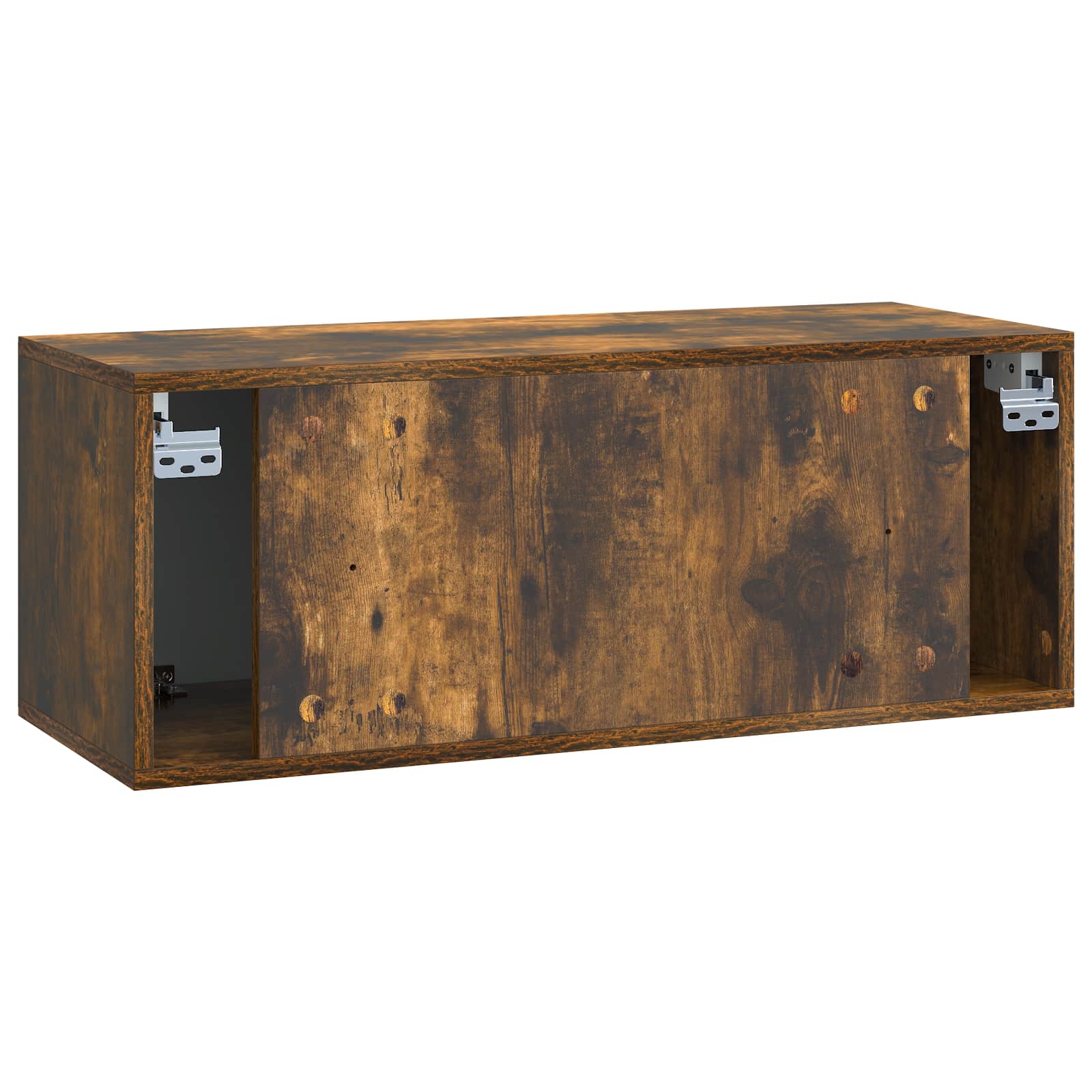Mobile Porta TV da Muro Rovere Fumo 78,5 x 31 x 30 cm | homemem39