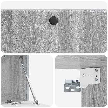 Mobile Porta TV da Muro Grigio Sonoma 78,5 x 31 x 30 cm | homemem39