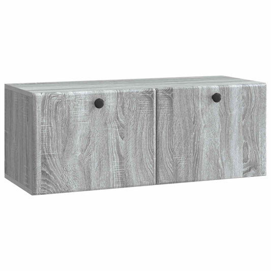 Mobile Porta TV da Muro 78,5 x 31 x 30 cm Sonoma grigio