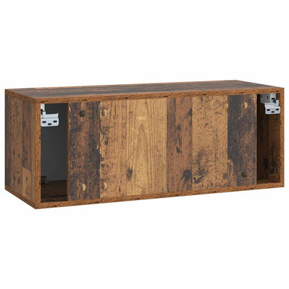 Mobile Porta TV da Muro 78,5 x 31 x 30 cm Legno antico