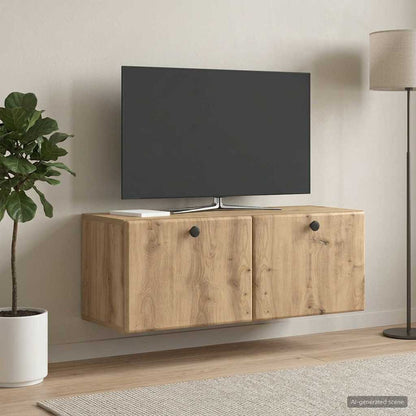 Mobile Porta TV da Muro 78,5 x 31 x 30 cm Rovere Artigianale