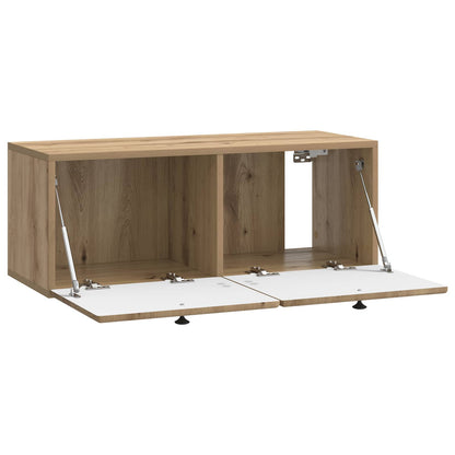 Mobile Porta TV da Muro 78,5 x 31 x 30 cm Rovere Artigianale