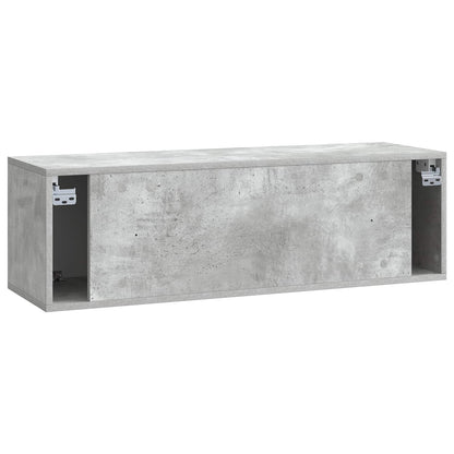 Mobile Porta TV da Muro 98 x 31 x 30 cm Grigio Cemento