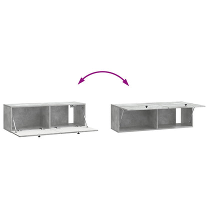 Mobile Porta TV da Muro Grigio Cemento 98 x 31 x 30 cm | homemem39