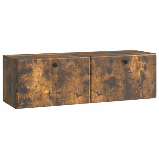 Mobile Porta TV da Muro 98 x 31 x 30 cm Rovere Fumo