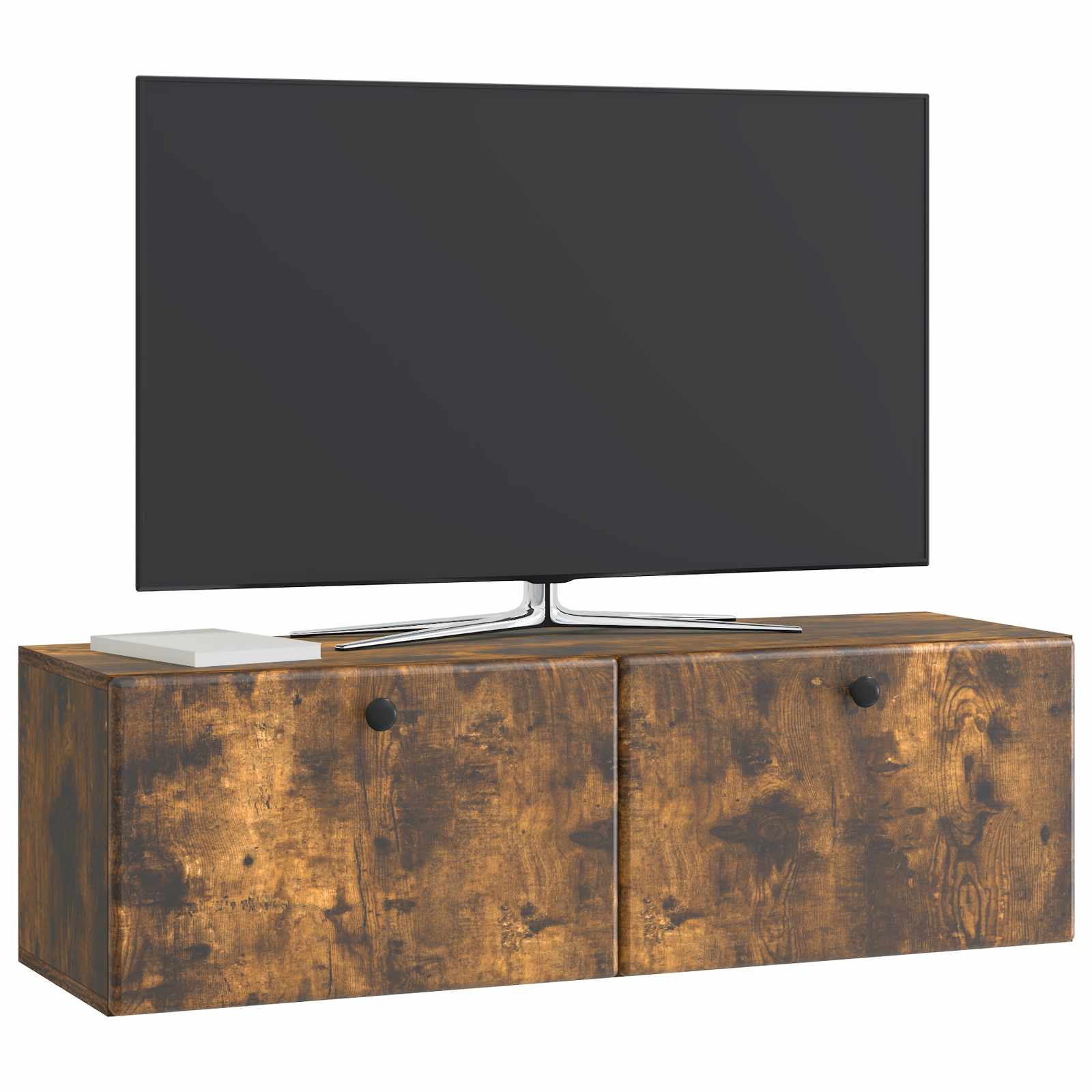 Mobile Porta TV da Muro Rovere Fumo 98 x 31 x 30 cm | homemem39