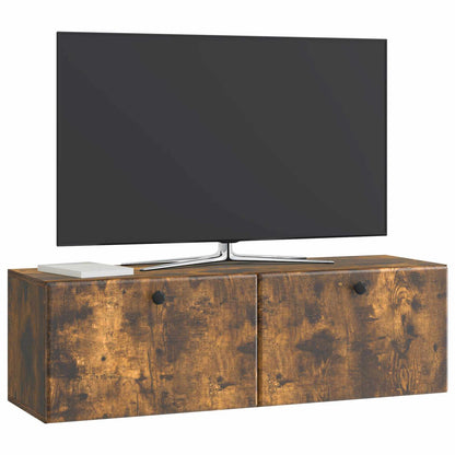 Mobile Porta TV da Muro Rovere Fumo 98 x 31 x 30 cm | homemem39
