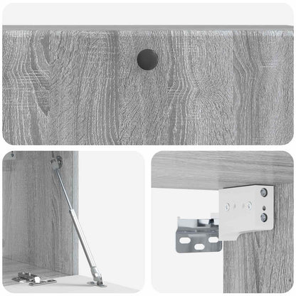 Mobile Porta TV da Muro Grigio Sonoma 98 x 31 x 30 cm | homemem39