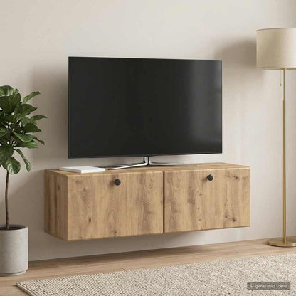 Mobile Porta TV da Muro 98 x 31 x 30 cm Rovere Artigianale