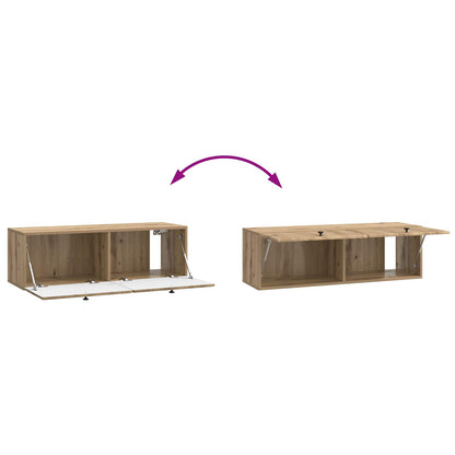 Mobile Porta TV da Muro 98 x 31 x 30 cm Rovere Artigianale