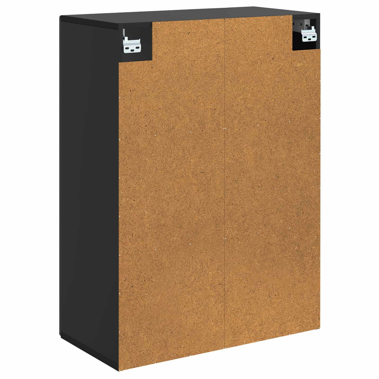 Mobiletto a muro Nero 66 x 34,5 x 90 cm Legno ingegnerizzato | homemem39