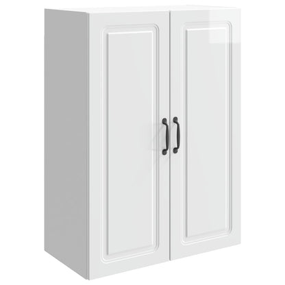 Mobiletto a muro Bianco Lucido 66 x 34,5 x 90 cm | homemem39