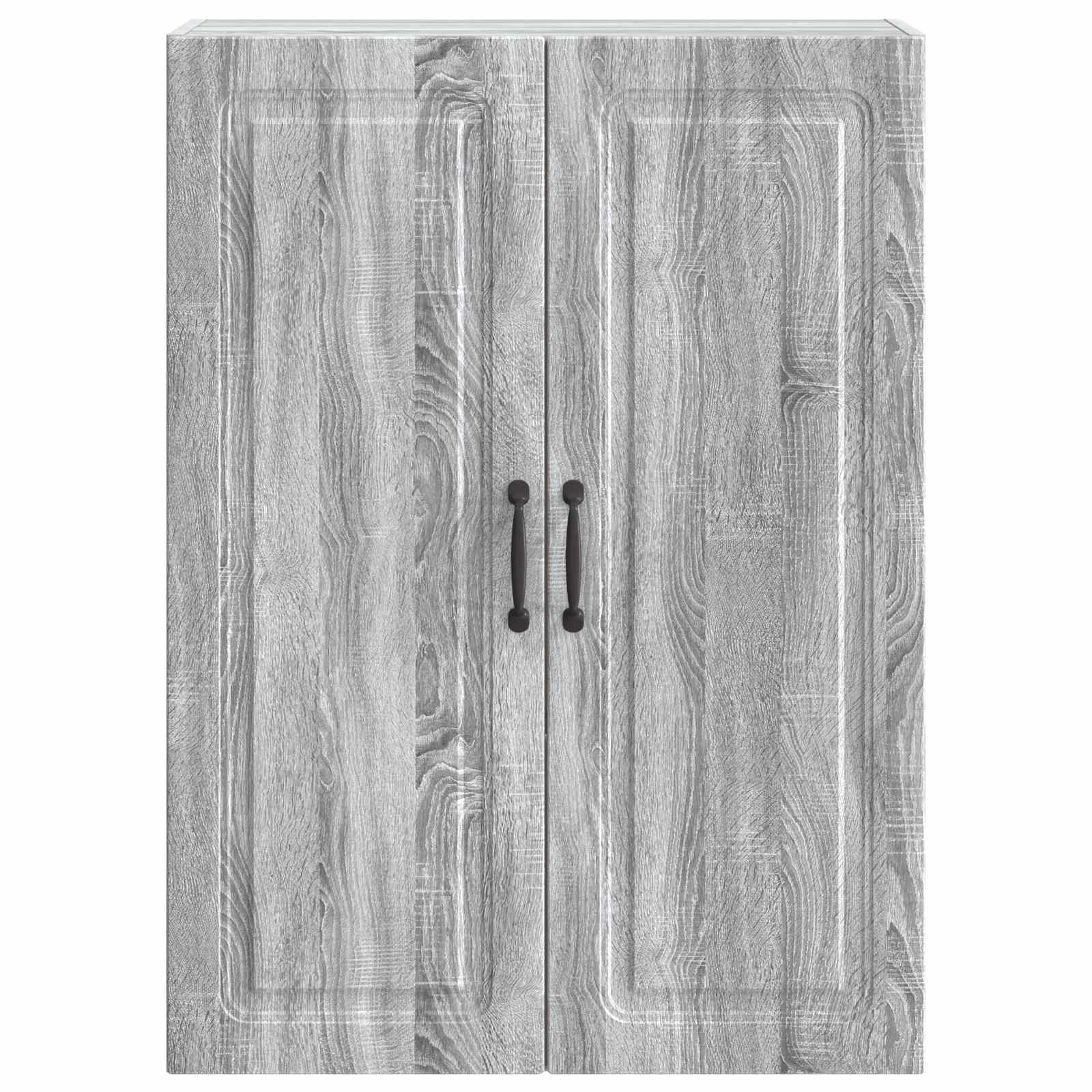Mobiletto a muro Sonoma grigio 66 x 34,5 x 90 cm | homemem39