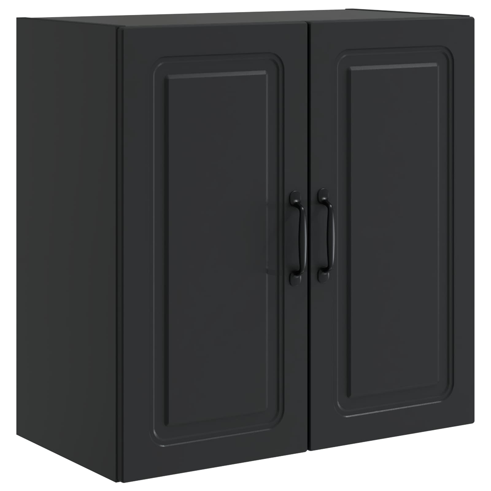 Mobiletto a muro Nero 59 x 31 x 60 cm Legno ingegnerizzato | homemem39