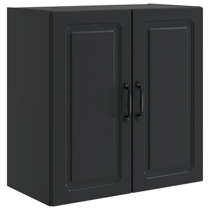 Mobiletto a muro Nero 59 x 31 x 60 cm Legno ingegnerizzato | homemem39