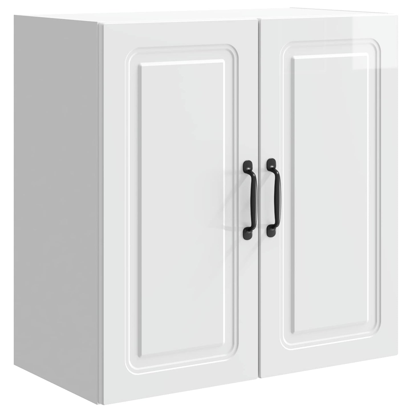 Mobiletto a muro Bianco Lucido 59 x 31 x 60 cm | homemem39