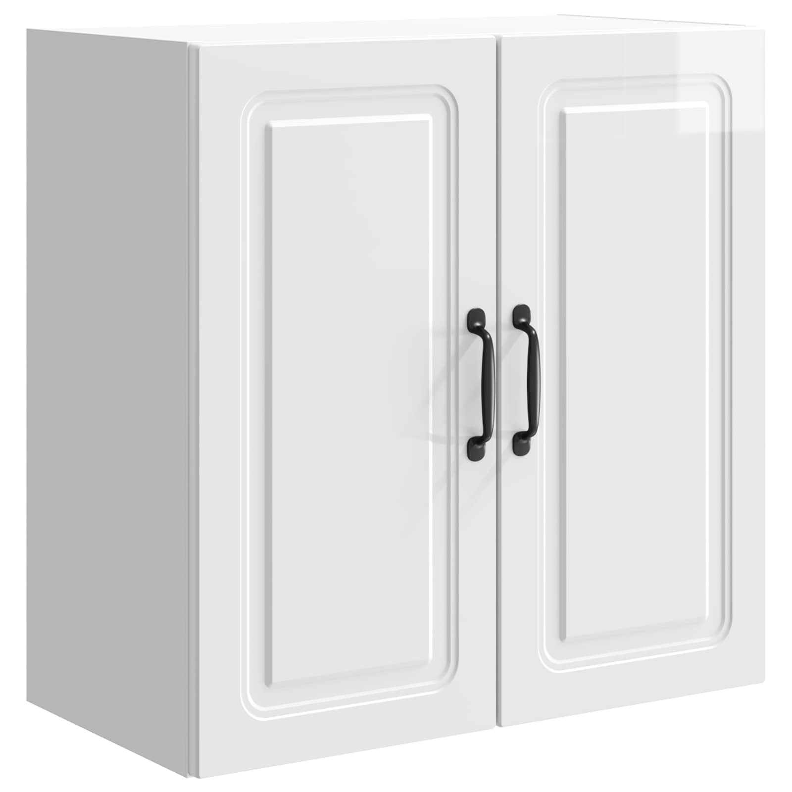 Mobiletto a muro Bianco Lucido 59 x 31 x 60 cm | homemem39