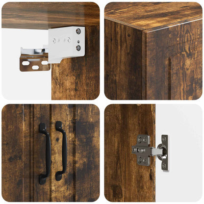 Mobiletto a muro Rovere Fumo 59 x 31 x 60 cm | homemem39