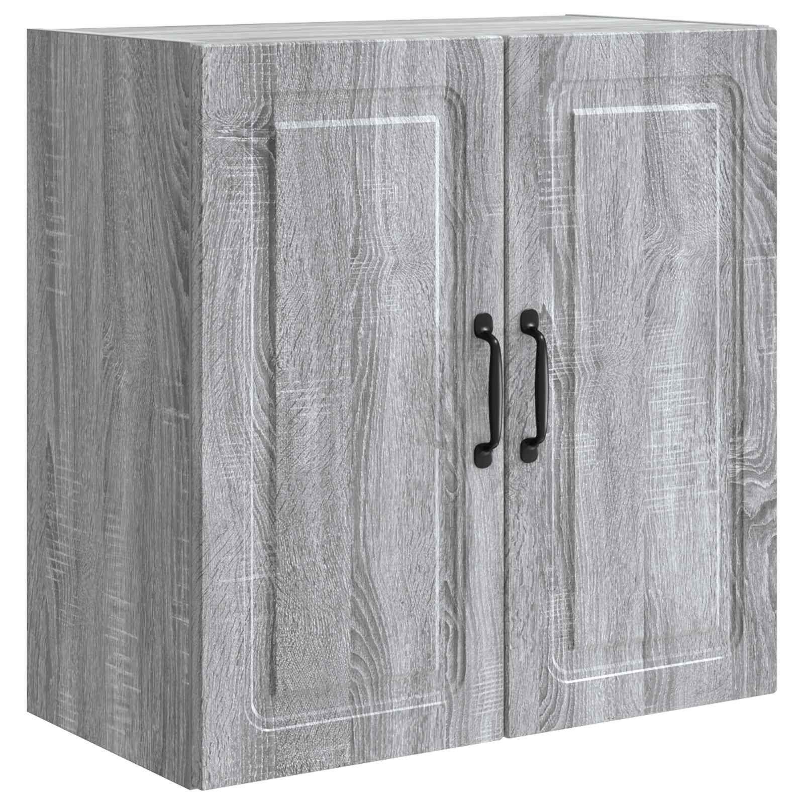 Mobiletto a muro Sonoma grigio 59 x 31 x 60 cm | homemem39