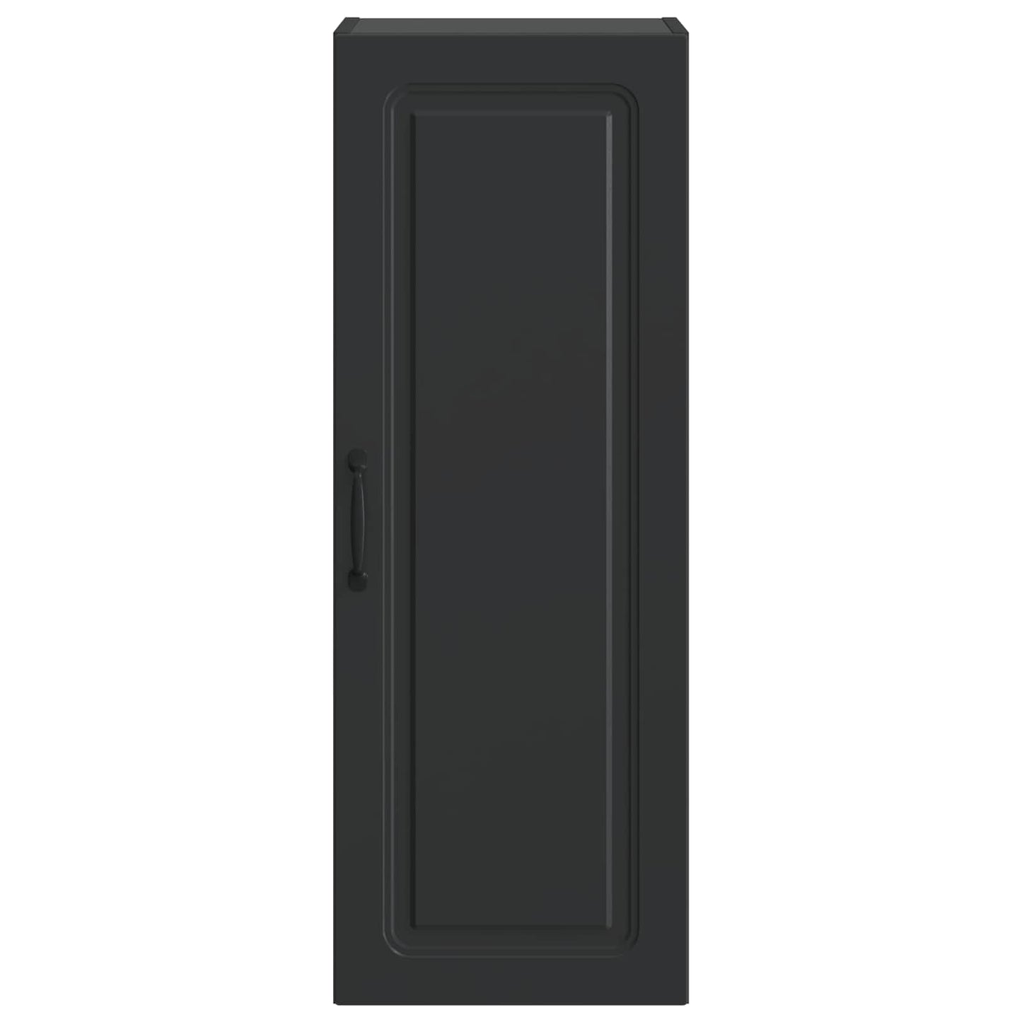 Mobiletto a muro Nero 33 x 34,5 x 90 cm Legno ingegnerizzato | homemem39