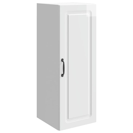 Mobiletto a muro Bianco Lucido 33 x 34,5 x 90 cm | homemem39