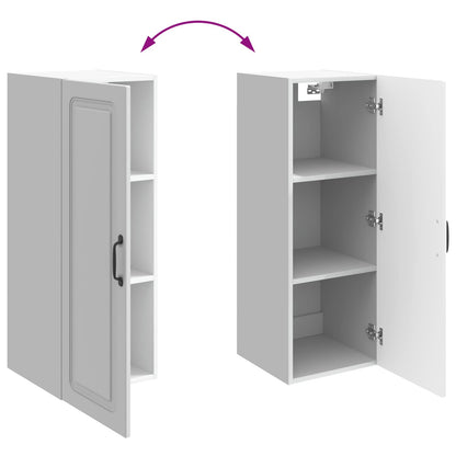 Mobiletto a muro Bianco Lucido 33 x 34,5 x 90 cm | homemem39