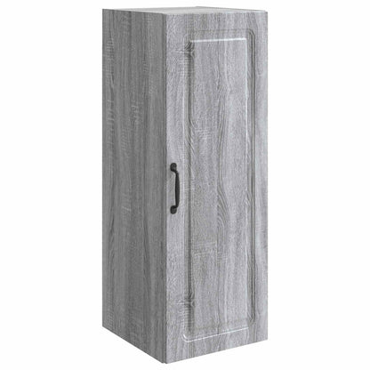 Mobiletto a muro Sonoma grigio 33 x 34,5 x 90 cm