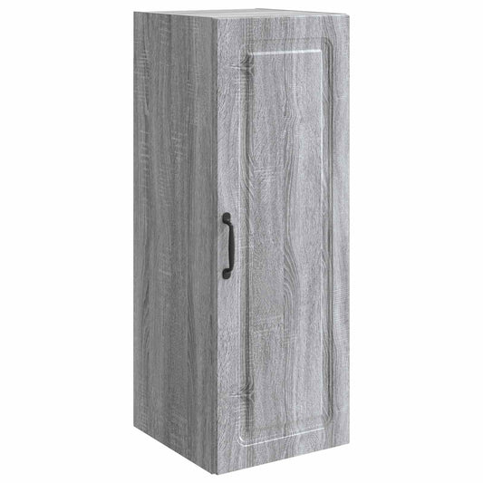 Mobiletto a muro Sonoma grigio 33 x 34,5 x 90 cm