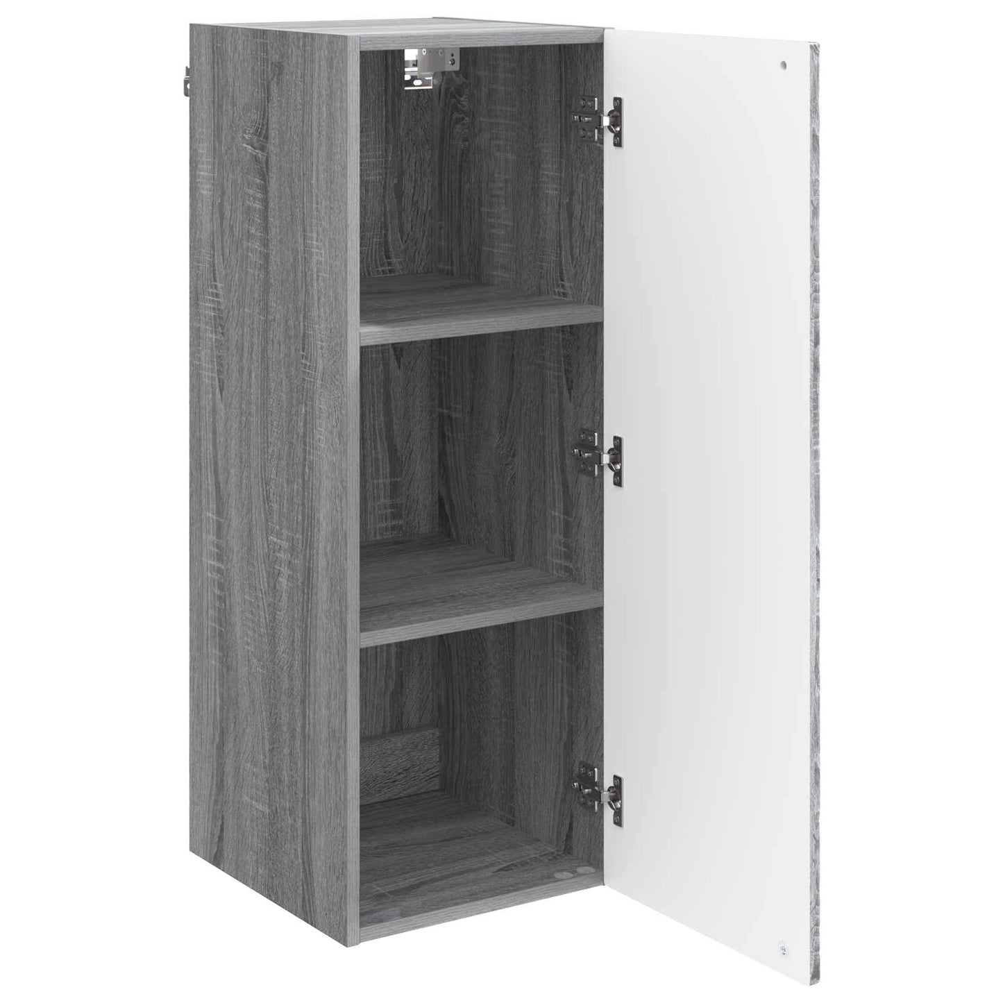 Mobiletto a muro Sonoma grigio 33 x 34,5 x 90 cm