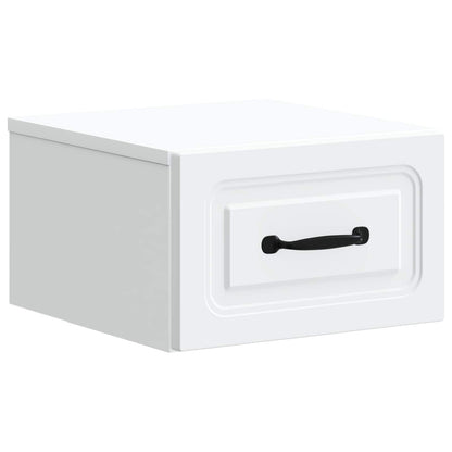 Mobiletto da notte a muro 2 pcs Bianco 34,5 x 33 x 20 cm | homemem39