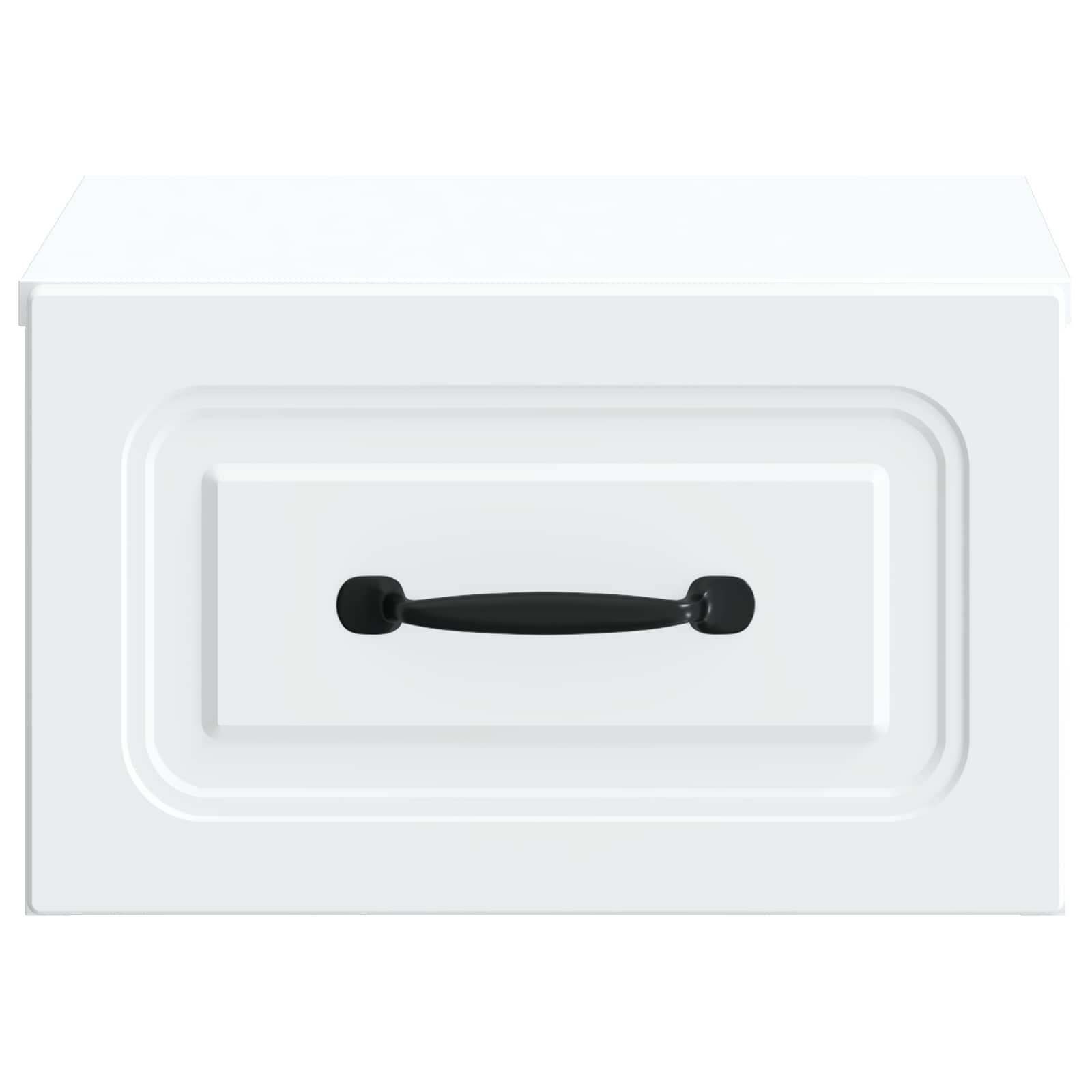 Mobiletto da notte a muro 2 pcs Bianco 34,5 x 33 x 20 cm | homemem39