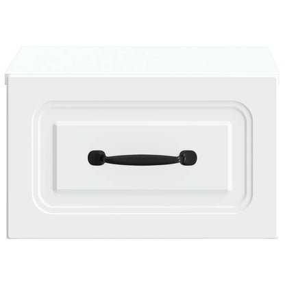 Mobiletto da notte a muro 2 pcs Bianco 34,5 x 33 x 20 cm | homemem39