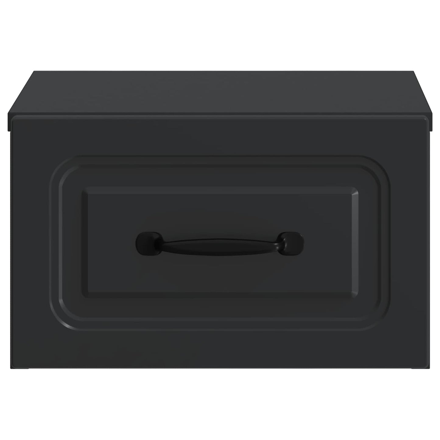 Mobiletto da notte a muro 2 pcs Nero 34,5 x 33 x 20 cm | homemem39
