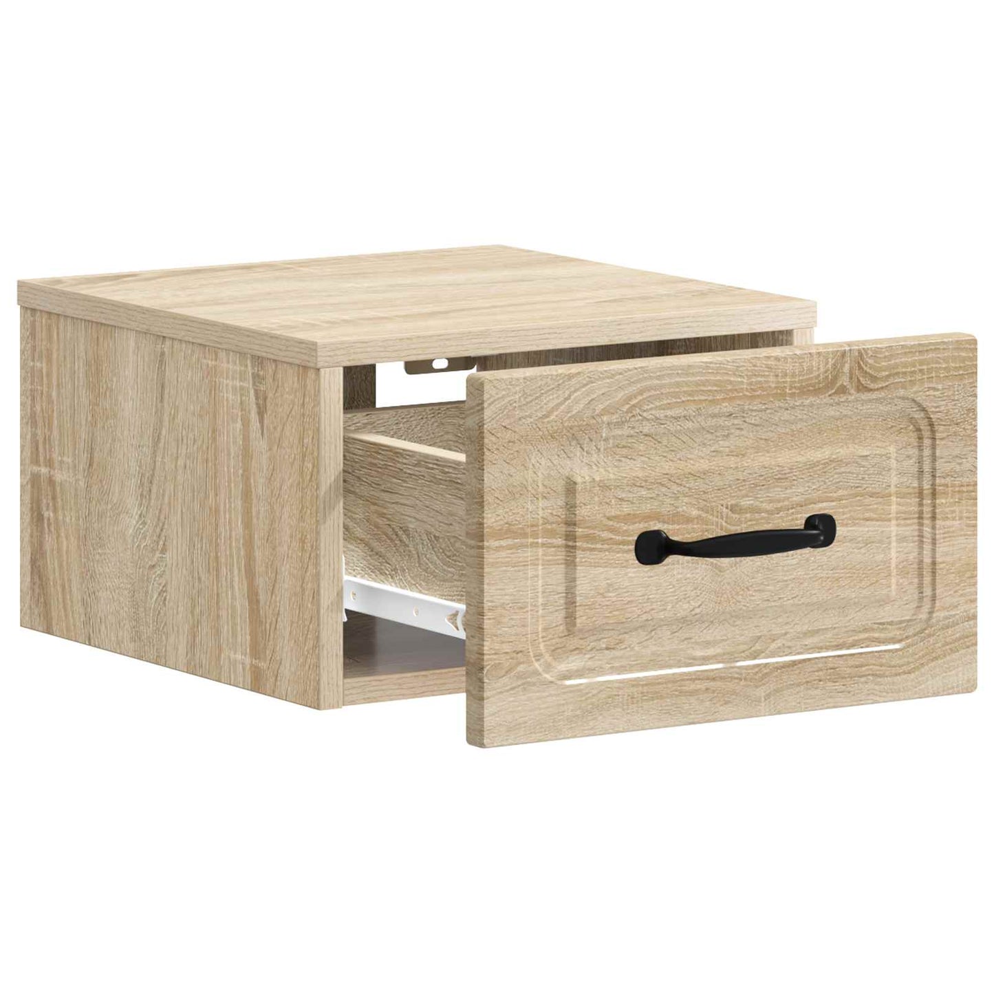 Mobiletto da notte a muro Rovere Sonoma 34,5 x 33 x 20 cm | homemem39
