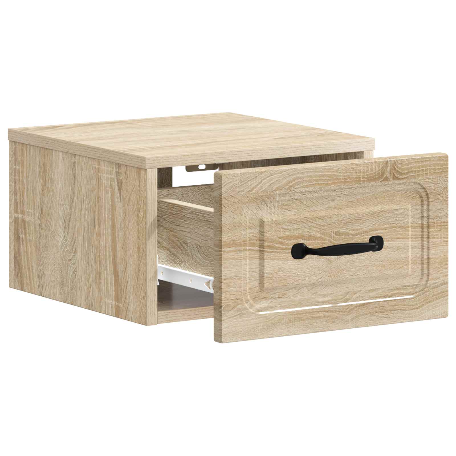 Mobiletto da notte a muro Rovere Sonoma 34,5 x 33 x 20 cm | homemem39