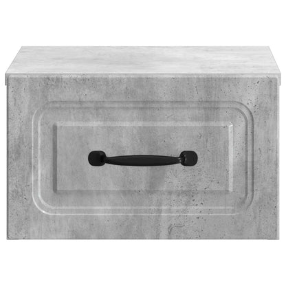 Mobiletto da notte a muro Grigio Cemento 34,5 x 33 x 20 cm | homemem39