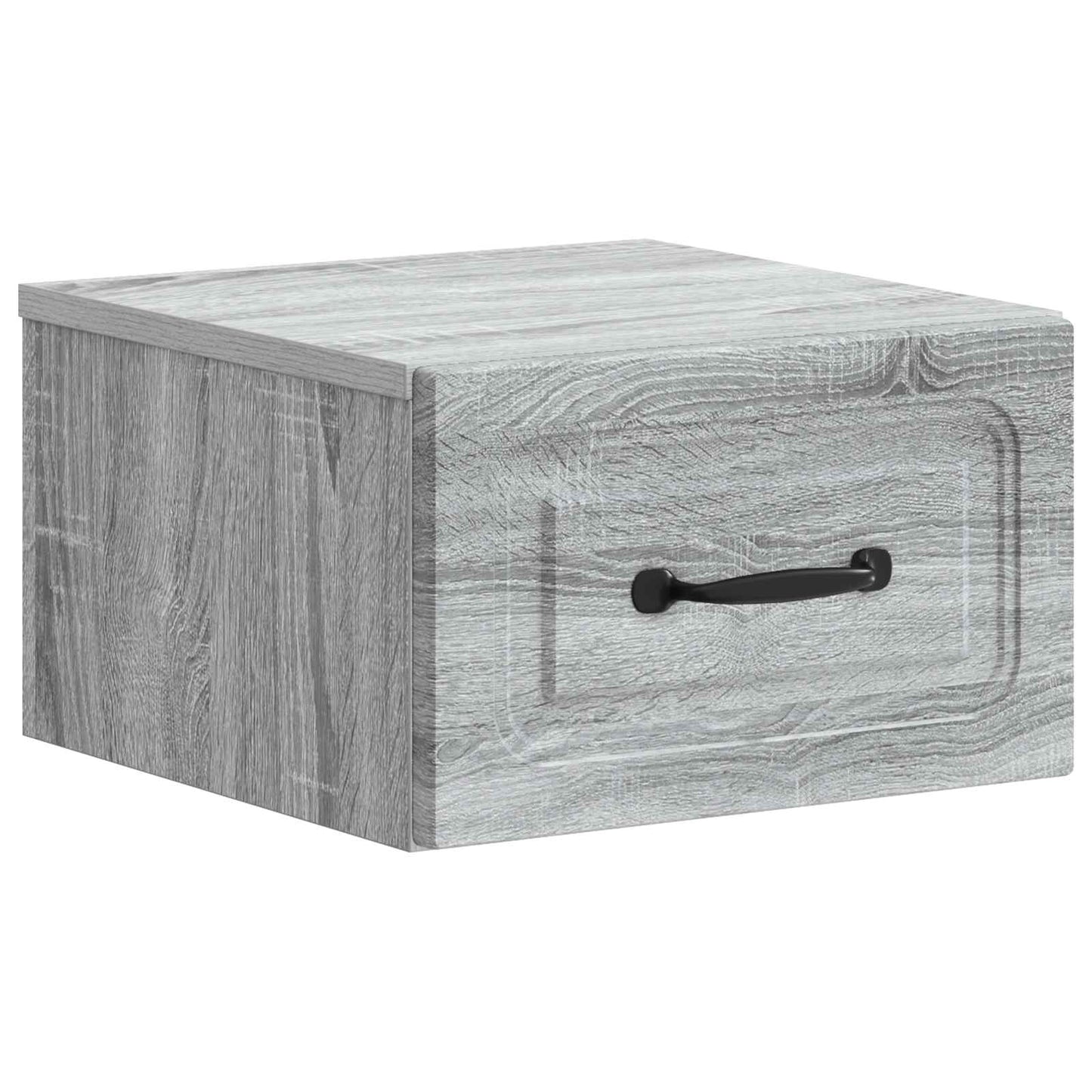 Mobiletto da notte a muro Grigio Sonoma 34,5 x 33 x 20 cm | homemem39