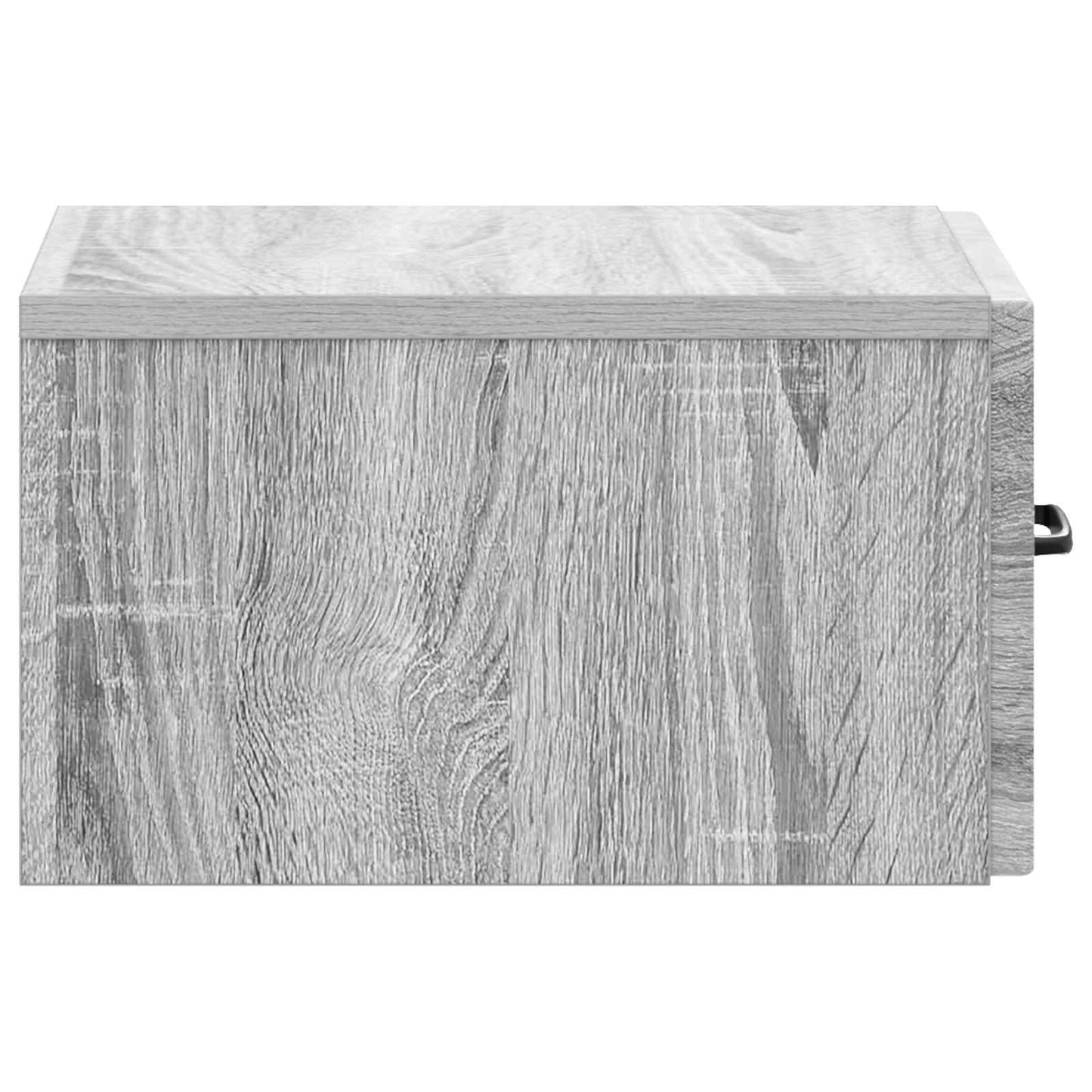 Mobiletto da notte a muro Grigio Sonoma 34,5 x 33 x 20 cm