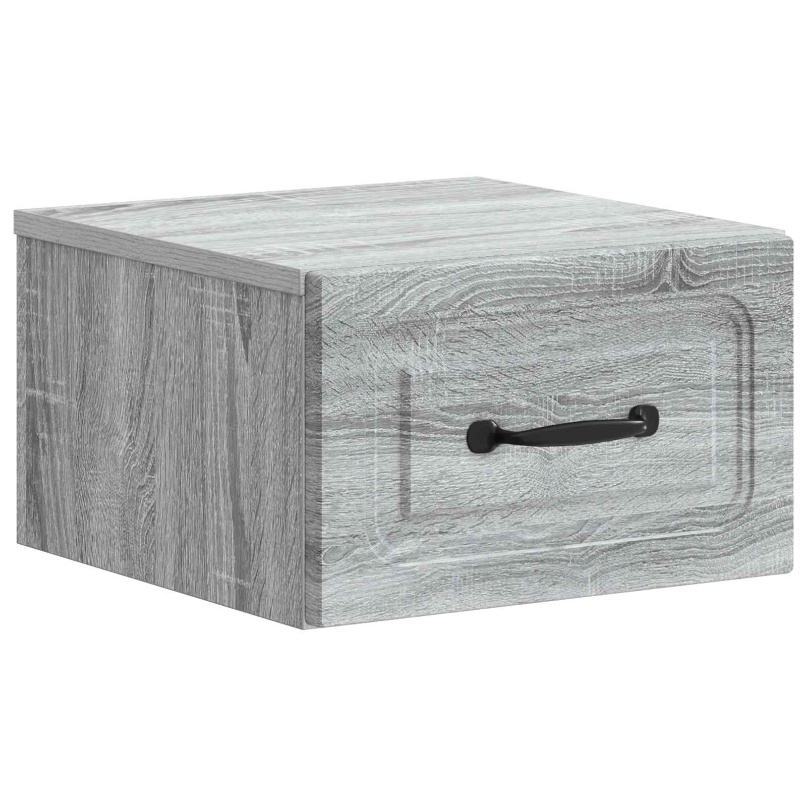 Mobiletto da notte a muro 2 pcs Grigio Sonoma 34,5 x 33 x 20 cm | homemem39